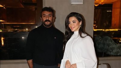 بالصور.. يارا السكري بالأبيض برفقة أحمد العوضي في سحور مسلسل فهد البطل