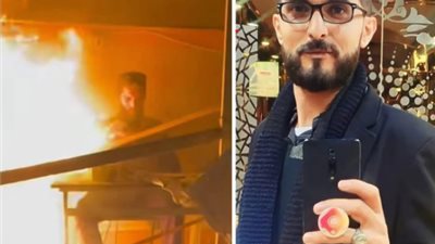 لمواجهته النيران بمفرده.. أحمد منصور صحفي فلسطيني يثير حزن العالم