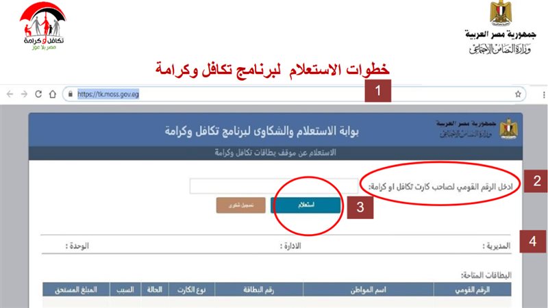 الاستعلام عن الأسماء