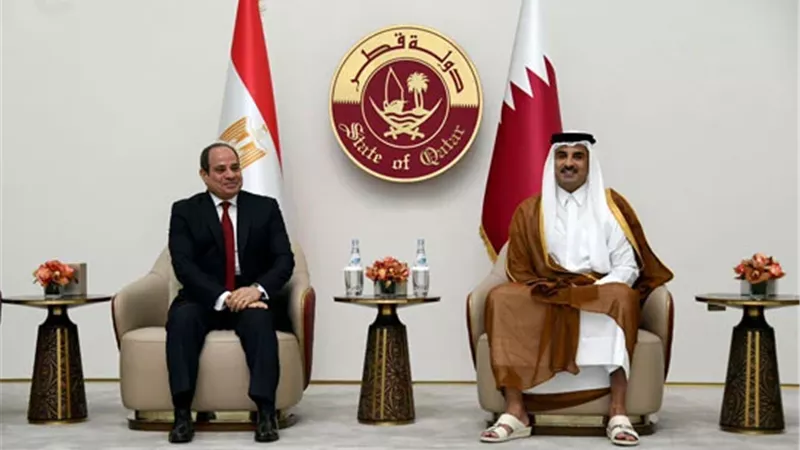 الرئيس السيسي يصل