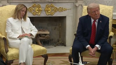  أبرز تصريحات ترامب اليوم خلال الاجتماع الثنائي مع رئيسة وزراء إيطاليا