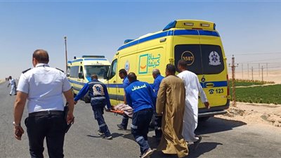 بالصور| مصرع وإصابة 34 شخصا في حادث مروع على الطريق الصحراوي