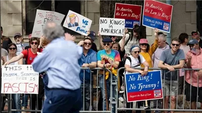 تظاهرات حاشدة في جميع أنحاء الولايات المتحدة الأمريكية ضد سياسات ترامب