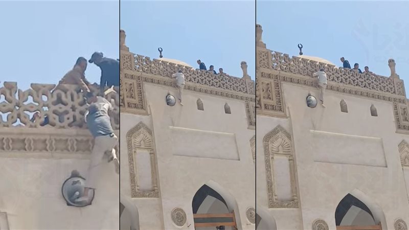 سبب محاولة شاب إلقاء