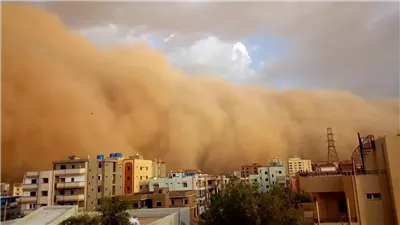  10 محافظات تضربها العاصفة الترابية اليوم.. وسرعة الرياح تصل لـ 80 كم فى الساعة