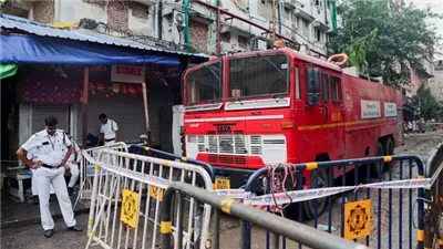 مقتل 15 شخصا بحريق داخل فندق بمدينة كلكتا شرق الهند