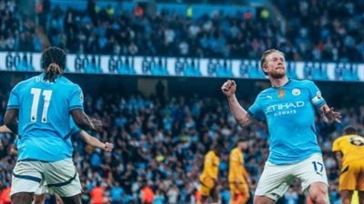 شاهد أهداف مباراة مانشستر سيتي وولفرهامبتون اليوم في الدوري الإنجليزي (فيديو)