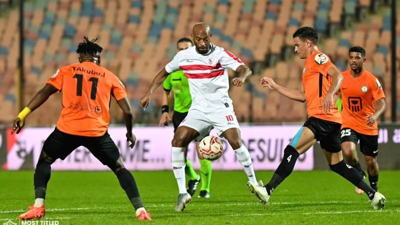 مباراة الزمالك والبنك