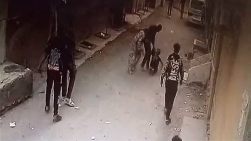 التعدي بالضرب على