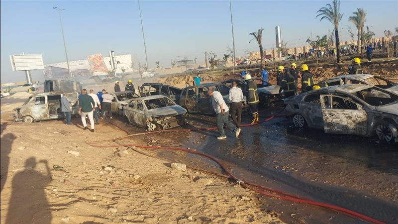 انفجار خط غاز اكتوبر