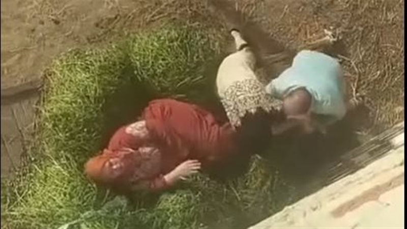 فيديو التعدي على