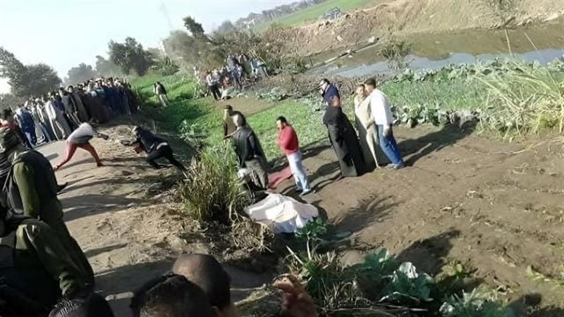 غرق شاب بترعة بالمنوفية