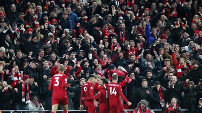 شاهد، جماهير ليفربول تسخر من مانشستر يونايتد بعد التتويج بـ البريميرليج بطريقة جديدة