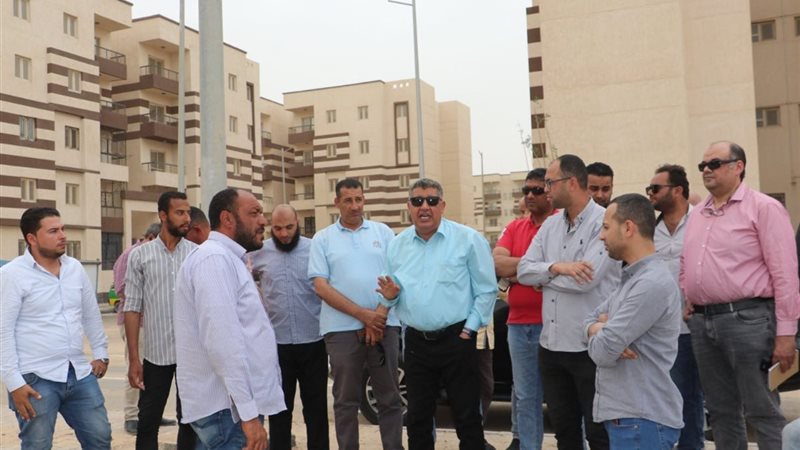 تفقد محطة تنقية المياه