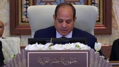 أهم 7 تصريحات جاءت في كلمة الرئيس السيسي أمام القمة العربية بالعراق