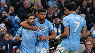 تشكيل مانشستر سيتي المتوقع أمام إيفرتون في الدوري الإنجليزي،  وموقف عمر  مرموش