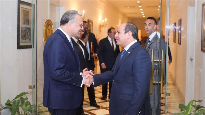 الرئيس السيسي ومسعد