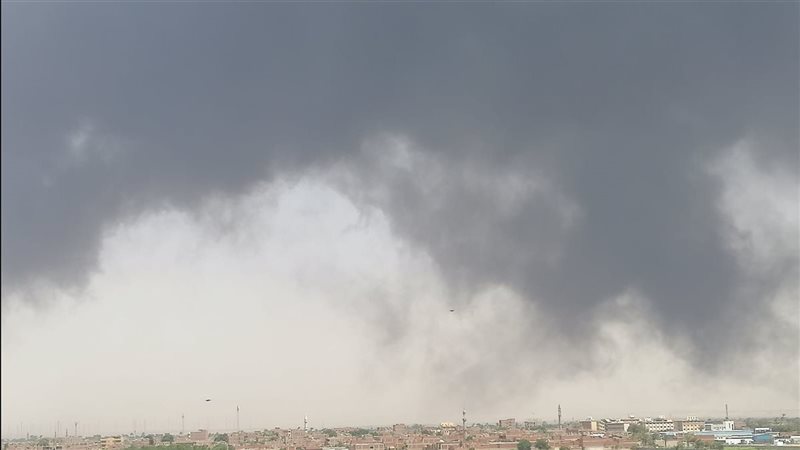 حريق مصنع الكوك بالصف