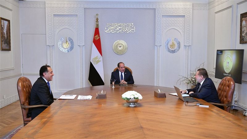 الرئيس السيسي يجتمع
