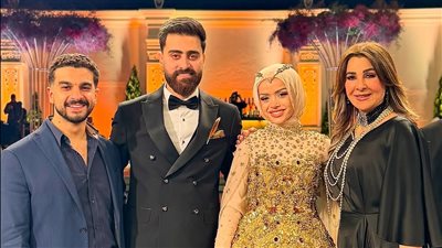 غادة التلي تشارك فرحة عبير الصغير بخطوبتها