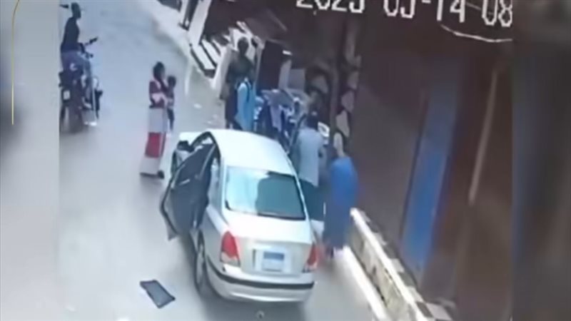 فيديو تعدي على سيدة