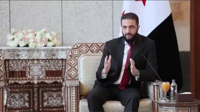 أحمد الشرع يتحدث