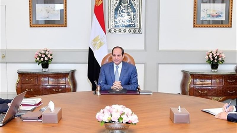 الريس السيسي يتابع