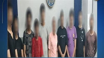 ضبط 10 أشخاص في مشاجرة بالأسلحة البيضاء في السلام والتحريات تكشف السبب