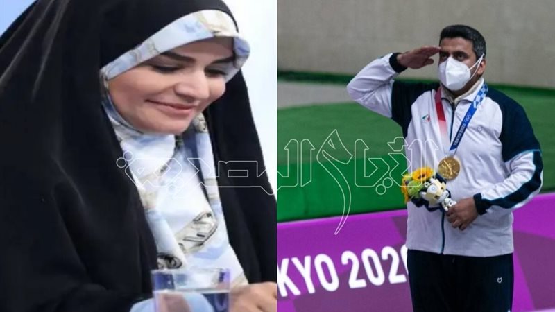 بطل أولمبي يهدي ذهبيته