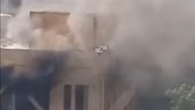 حريق جامعة عين شمس