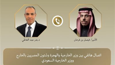 وزير الخارجية يبحث مع نظيره السعودي التعاون الثنائي وتطورات غزة