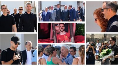 رئيس البرتغال ونجوم ليفربول في جنازة ديوجو جوتا (صور وفيديو)