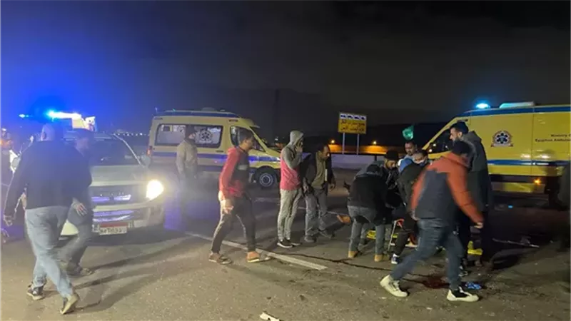 حادث طريق دكرنس اليوم