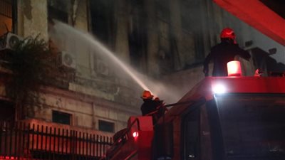 هل حريق سنترال رمسيس مدبر؟ وزير الاتصالات يرد (فيديو)