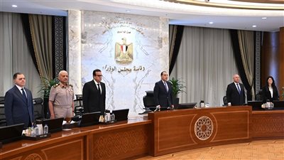 مجلس الوزراء يقف دقيقة حداد على أرواح شهداء سنترال رمسيس والدائري الإقليمي (صور)