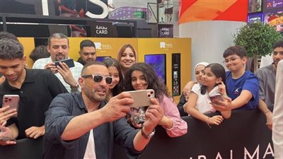 أحمد السقا يحتفل بفيلم أحمد وأحمد في دبي|صور