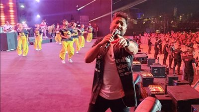 تامر حسني يشعل حفل افتتاح كأس العالم للرياضات بالسعودية |صور