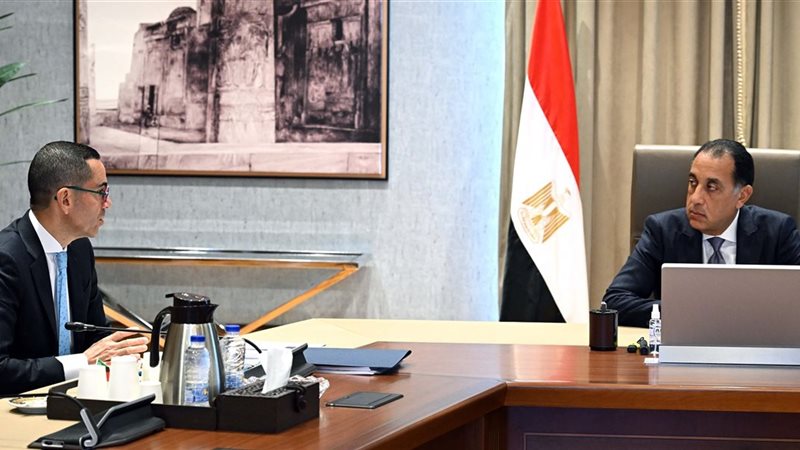 لقاء مدبولي مع وزير