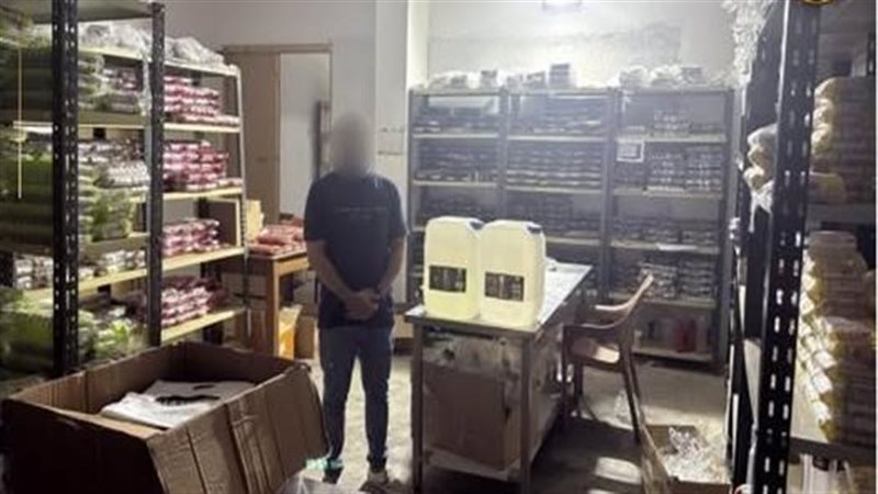 ضبط مصنع غير مرخص