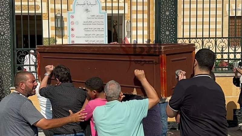 جنازة الفنانة الراحلة