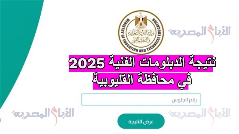 نتيجة الدبلومات الفنية