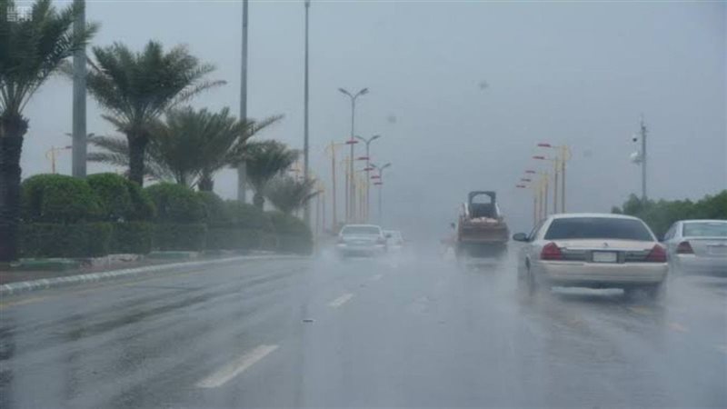 أمطار رعدية خلال