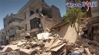  إصابة 4 أشخاص في انهيار عقار مكون من 4 طوابق بمصر القديمة