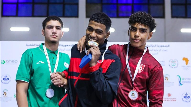 3 ميداليات للبعثة