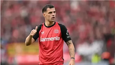 جرانيت تشاكا نجم ليفركوزن يعود إلى الدوري الإنجليزي من جديد