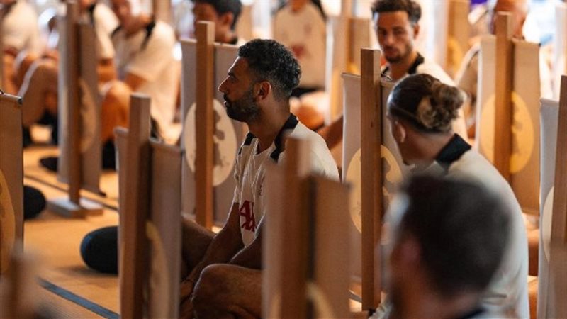 محمد صلاح في معبد