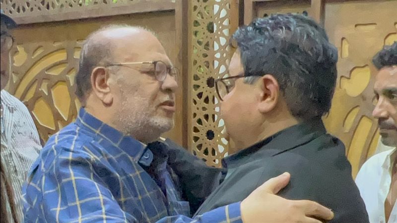 عزاء شقيق خالد جلال