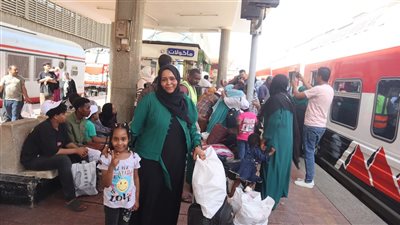 مصر تعيد الأمل، قطارات العودة الطوعية تنقل الأشقاء السودانيين إلى وطنهم (صور)