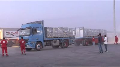 4 آلاف طن، مصر تحرك قافلة المساعدات الإنسانية السابعة باتجاه قطاع غزة 