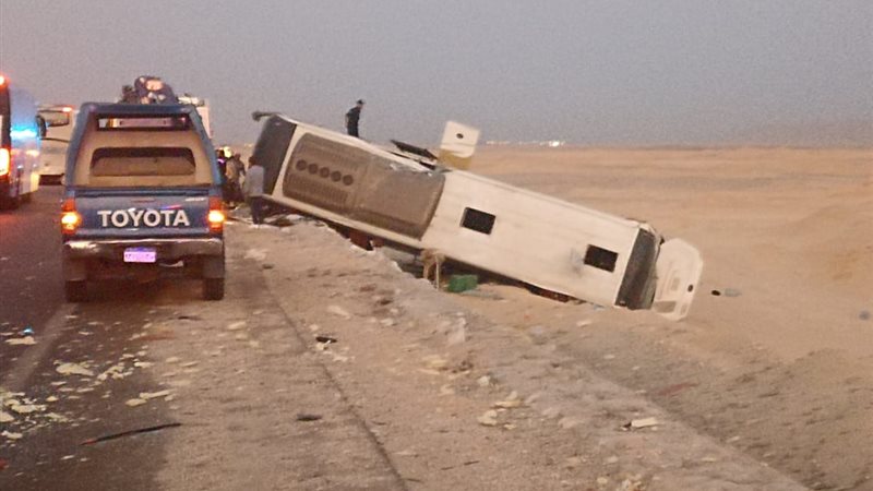 حادث تصادم أسيوط